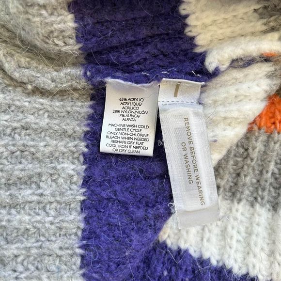 Lou & Grey by LOFT oversized striped sweater S - Picture 4 of 4